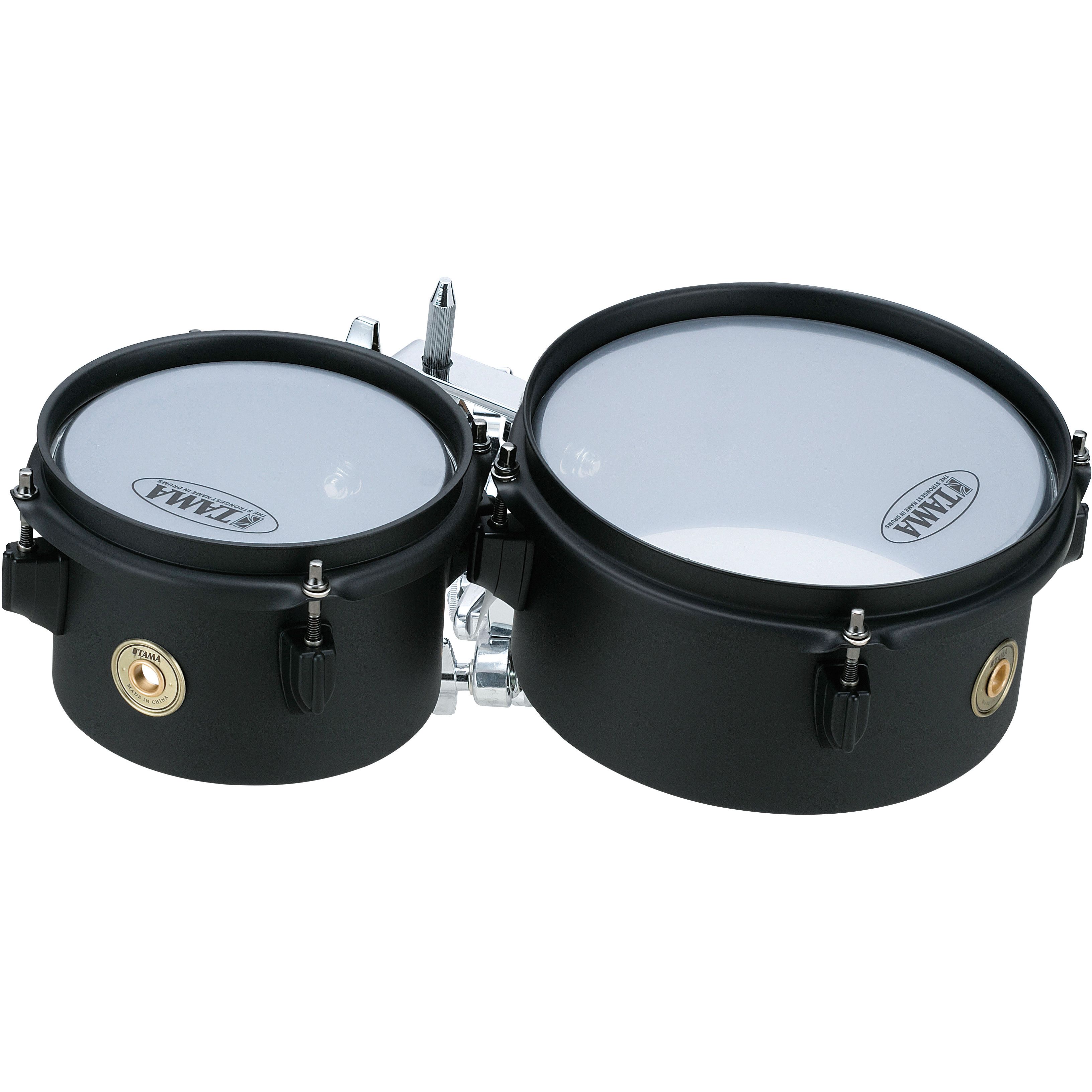 Tama MT68STBK Staal Mini-Tymp - 6"& 8" - Zwart