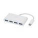 Vivanco 4-Port USB-C HUB Wit