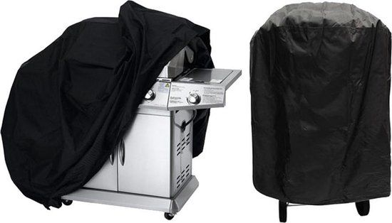 FEDEC Barbecue Beschermhoes - 170 x 61 x 117 cm - Zwart