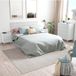 CaliCosy - Nachtkastje Sweet - Wit - Spaanplaat - 56 cm (H) x 34 cm (B) x 40 cm (D)
