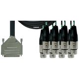 Cordial Intro Multicore D-Sub/XLRf 8-voudig, Rean stekker, 5,0m