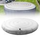 Couverture gonflable pour jacuzzi - Couvercle économe en énergie - Forme ronde - Housse de remplacement pour jacuzzi - Idéal pour une utilisation en extérieur