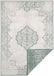 NORTHRUGS 103869-80X150 tapis paillasson rectangle polypropylène (PP) crème, vert