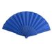 Merkloos / Sans marque Spaanse Handwaaier - blauw - 23 x 43 cm