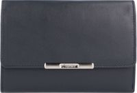 Esquire Helena Portemonnee I Leer 14 cm - Dames - Horizontaal - blau