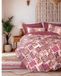 TradinQ Ensemble de literie - 1 housse de couette 220 x 240 cm + 2 taies d'oreiller 60 x 60 cm - 100% Coton - Rouge