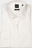 Hugo Boss BOSS Joe regular fit overhemd - popeline - wit - Strijkvriendelijk - Boordmaat: 39