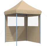 vidaXL Partytent 200 x 200 x 306 cm Beige Oxford Stof