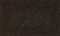 Kleen-Tex Dune Deurmat Stripes - 45 x 75cm - Dark Brown