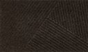 Kleen-Tex Dune Deurmat Stripes - 45 x 75cm - Dark Brown