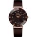 Bellevue Dames Polshorloge E.103 - Bruin/Zwart Metaal - 33mm