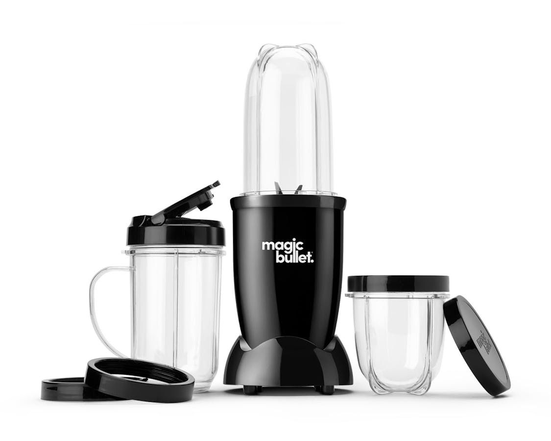 NutriBullet Magic Bullet Original Blender - Glossy Zwart - Incl. To Go Bekers