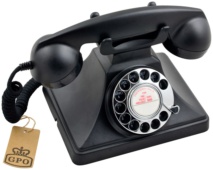 GPO 200BLA Telefoon met draaischijf, jaren ‘50 design