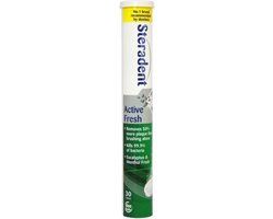Steradent Reinigingstabletten - Active Fresh 30 Tabletten