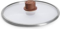 Woll EcoLogic QXR Veiligheidsglas Deksel, ø 24 cm, Beukenhout