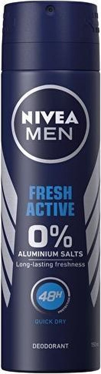 Nivea - Active Fresh Deodorant - Deodorant Spray for Men - 150ml