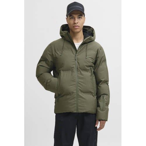 JACK & JONES CORE gewatteerde jas groen