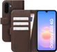 Rosso Element Modern Hoesje Geschikt voor Samsung Galaxy A18 - Bruin