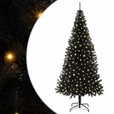 vidaXL Kerstboom Zwart 180 cm PVC