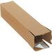 RAJA Vierkante verzendkoker kubusvormig 610 x 105 mm bruin 10 stuks