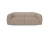 Canapé 3 places en tissu bouclette taupe