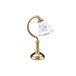 Lampe de table miniature, à carreaux, doré, échelle 1:12, en porcelaine, pour maison de poupée