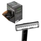 Hound Tattoo Supply Wegwerpscheerapparaat voor tatoeëerders, zwart, hoogwaardig stalen lemmet, verpakking met 100 stuks, comfortabele scheerbeurt (dubbele mes)