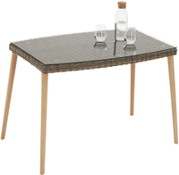 TecTake Pula Wicker Lounge Set - Brown