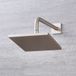 Douchekop 20 x 20cm Nikel geborsteld Massief messing
