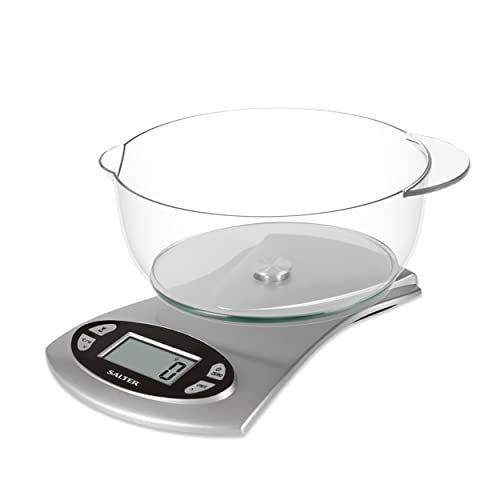 Salter 1069 SVDREU16 Electronic Kitchen Scale with Bowl - 5KG