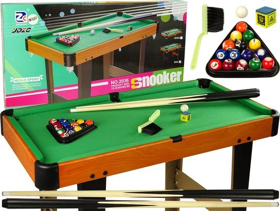 Viking Choice Pooltafel - snookertafel - voor kinderen - 76 x 41 x 58 cm