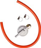 Qlima Set de tuyau de gaz 60cm 30mBar (avec régulateur de pression)