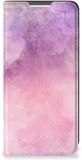 B2Ctelecom Book Case voor Xiaomi Redmi Note 10/10T 5G | Poco M3 Pro Pink Purple Paint