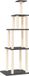 vidaXL Chat Arbre à griffer 183 cm gris foncé