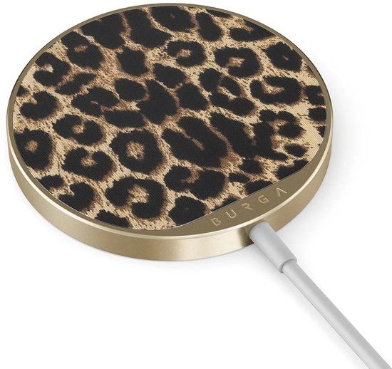 Burga Draadloze Magnetische Oplader - Geschikt voor MagSafe en Qi2 - Player / Gold