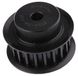 RS PRO Stalen tandriemschijf voor 9 mm riemen, 20 tanden/verdeling 5 mm, boring 6 mm