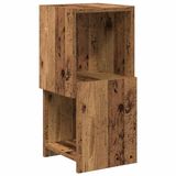 vidaXL Hoekkast 25,5x25x55cm Bewerkt Hout Oudhout