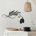 Sticker Mural Branche D'Olivier 327x577 Cm Noir
