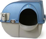 OEM Roll N Clean Zelfreinigende Kattenbak Blauw met Uitschuifbare Lade
