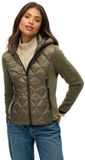 Superdry Heritage Stormjack met capuchon Dames Dusty Olive Green