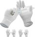 Plusawa 2 paires de gants de jardinage pour enfants de 3 à 12 ans, Gants de jardinage enduits d'éco-latex, Gants de protection anti-coupure pour enfants respirants et antidérapants pour filles et garçons - XS