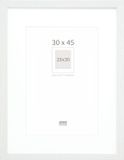 Deknudt Frames fotolijst - wit met passe-partout - 20x30 / 30x45 cm