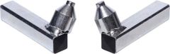 Bastef Adaptateur de levage universel - Goupille conique - Argent