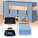 Merkloos Verwarmd droogrek - Mini wasdroger - Kleine wasdroger - Afdekking met ritssluiting - Afstandsbediening en timer - Voor woning en camper