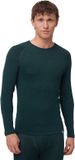 DANISH ENDURANCE Thermoshirt met Lange Mouwen voor Heren - Merino Wol - Donkergroen - Maat L