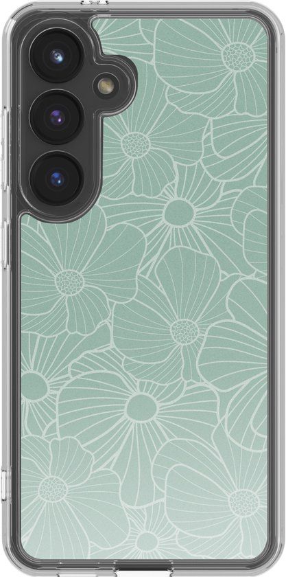 imoshion Hoesje - Geschikt voor Samsung Galaxy S24 - Design hoesje - Botanica