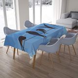 Bonamaison Tafelkleed, Anti-Mold, Sneldrogend, Waterdicht, 100% Polyester Tafellaken, 140cm x 200cm - Ontworpen en Vervaardigd in Turkije