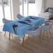 Bonamaison Tafelkleed, Anti-Mold, Sneldrogend, Waterdicht, 100% Polyester Tafellaken, 140cm x 200cm - Ontworpen en Vervaardigd in Turkije
