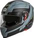 Premier Delta Systeemhelm Unisex Grijs Fiber XS