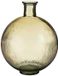 Mica Decorations bol vaas - Firenza - Licht bruin - gerecycled glas - 34 x 42 cm